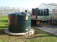 3500 litre bunded Deso tank on new base